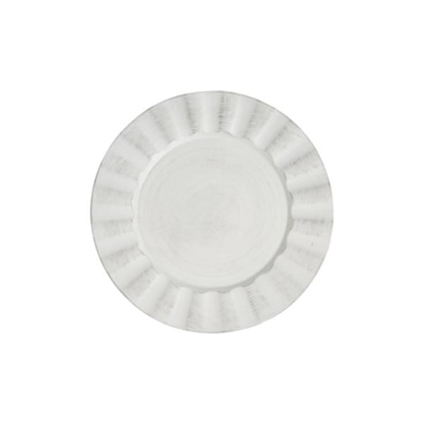 Sousplat Em Plástico Royal Decor Cook 33cm Preto E Branco