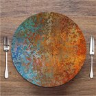 Sousplat Enferrujado Em Mdf 35x35cm