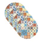 Sousplat Estampa Azulejo Português Colorido Impresso Tecido M