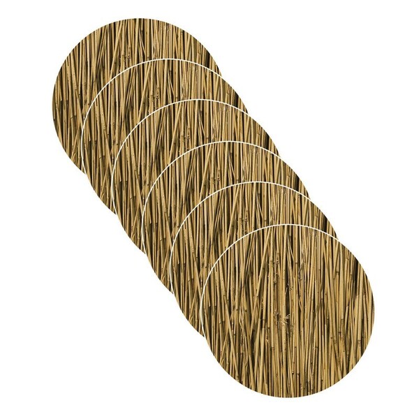 Sousplat Estampa Bamboo Finos Impressa Tecido Microfibra - 6