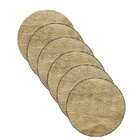 Sousplat Estampa Juta Impressa Tecido Microfibra - 6 Peças -