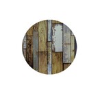 Sousplat Estampa Madeira Demolição Impressa Tecido Microfibra