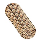 Sousplat Estampa Rolha Impressa Tecido Microfibra - 6 Peças -