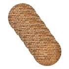 Sousplat Estampa Tijolinhos Impressa Tecido Microfibra - 6 Pe