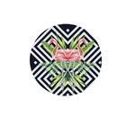 Sousplat Flamingos - 1 Peça - Com Base