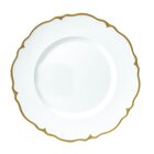 Sousplat Florença Dourado E Branco Fineza