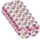 Sousplat Flores - 12 Pe?as - Com Base