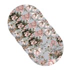 Sousplat Flores Cinza - 4 Peças - Com Base