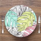 Sousplat Folhas De Bananeira Em Mdf 35x35cm