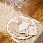 Sousplat Galles Classic Mesa Posta 33cm 4 Peças - Branco