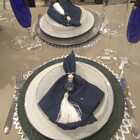 Sousplat Galles Flat Folhas