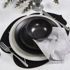 Sousplat Galles Flat Riscas Ivory