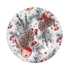 Sousplat Galles Print Natal Pinhas