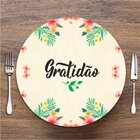 Sousplat Gratidão Em Mdf 35x35cm
