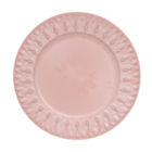 Sousplat Greco Jônico Rosa Chá