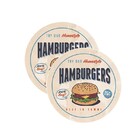 Sousplat Hamburguers - 2 Peças - Sem Base