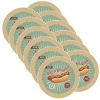 Sousplat Hot Dog - 12 Peças - Com Base