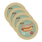 Sousplat Hot Dog - 6 Peças - Sem Base