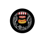 Sousplat Hot Dog Black - 8 Peças - Com Base