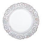 Sousplat Imperial Florença Branco Rosé