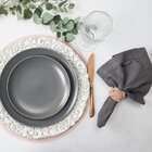 Sousplat Imperial Florença Branco Rosé