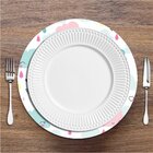 Sousplat Infantil Nuvens Mágicas Coloridas Em Mdf 35x35cm