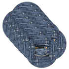 Sousplat Jeans Calça - 12 Peças - Sem Base