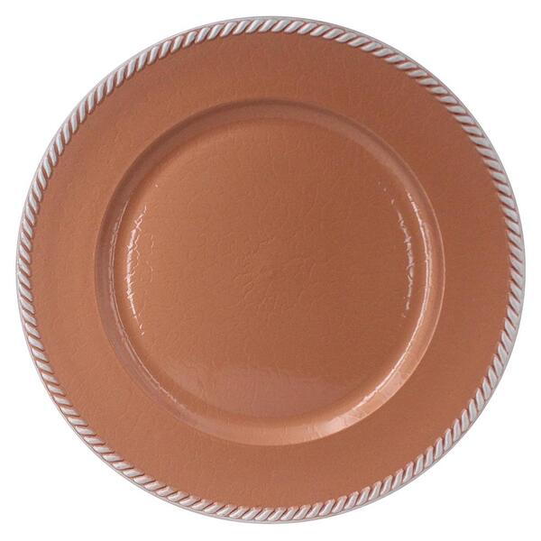 Sousplat L Hermitage Craquelado Em Plástico