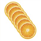 Sousplat Laranja - 4 Peças - Sem Base