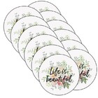 Sousplat Life - 12 Peças - Sem Base