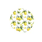 Sousplat Limão Siciliano - 1 Peça - Com Base