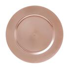 Sousplat Lyor Opala Rosé De Plástico 33cm