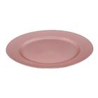 Sousplat Lyor Opala Rosé De Plástico 33cm