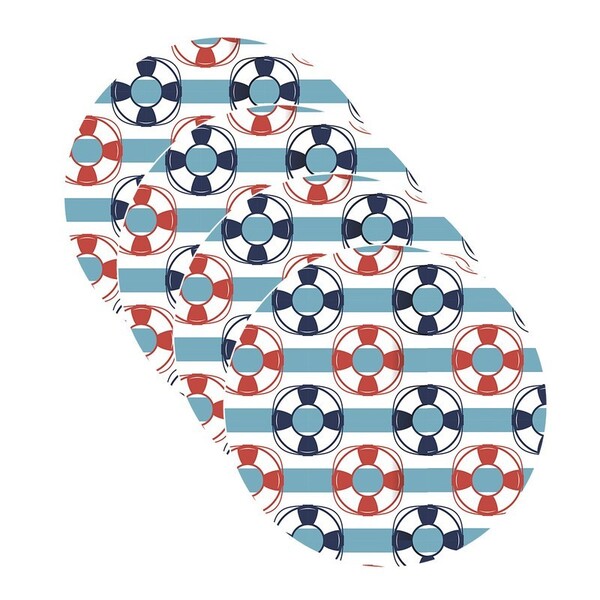 Sousplat Marine 3 - 4 Peças - Com Base