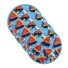 Sousplat Melancia Picolé - 1 Peça - Com Base