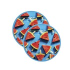 Sousplat Melancia Picolé - 1 Peça - Com Base