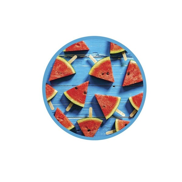 Sousplat Melancia Picolé - 1 Peça - Com Base