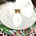 Sousplat Metal Tropical Costela De Adão 1 Unidade - Yazi