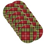 Sousplat Natal - 12 Peças - Com Base