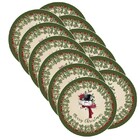 Sousplat Natal - 12 Peças - Com Base