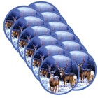 Sousplat Natal - 12 Peças - Com Base