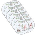 Sousplat Natal - 12 Peças - Com Base