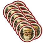 Sousplat Natal - 12 Peças - Com Base