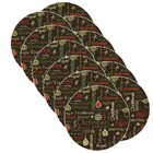 Sousplat Natal - 12 Peças - Sem Base