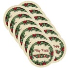 Sousplat Natal - 12 Peças - Sem Base