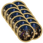 Sousplat Natal - 12 Peças - Sem Base