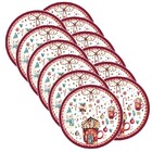 Sousplat Natal - 12 Peças - Sem Base