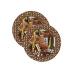 Sousplat Natal - 2 Peças - Com Base