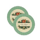 Sousplat Natal - 2 Peças - Com Base