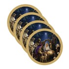 Sousplat Natal - 4 Peças - Sem Base